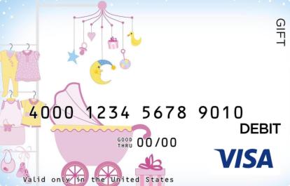 Baby Girl Carriage Visa Gift Card | GiftCardMall.com