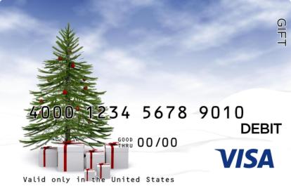 Christmas Presents Visa Gift Card | GiftCardMall.com