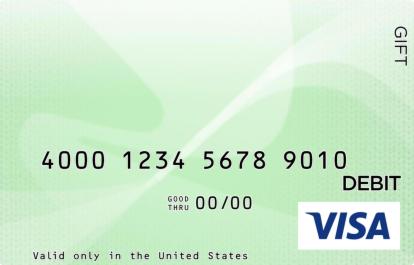 White And Green Visa Gift Card Giftcardmall Com