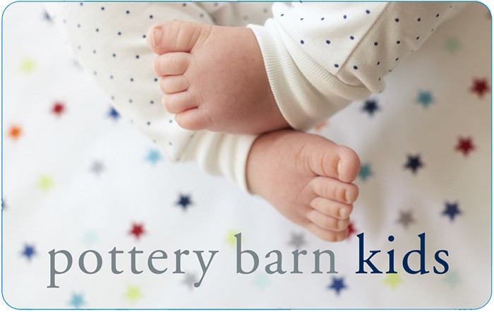 pottery barn baby gift registry