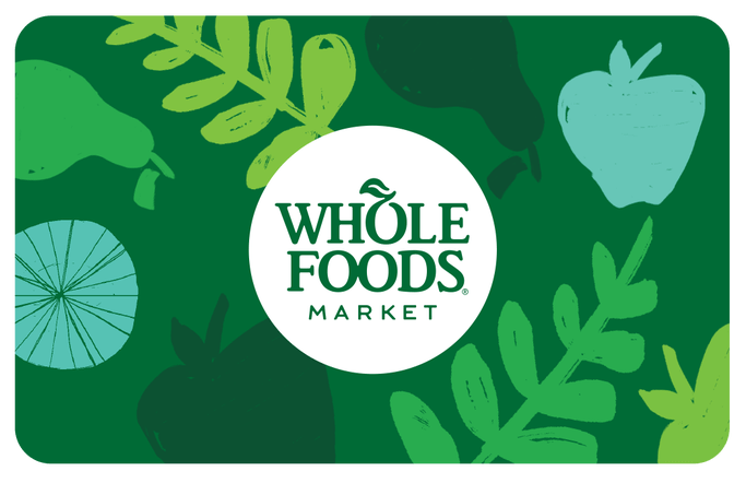 Whole foods store gift card