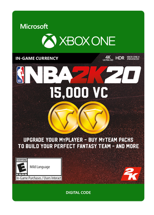 Xbox NBA 2K20 15000VC $4.99 eGift
