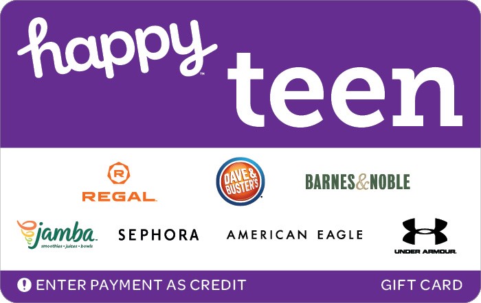 Happy Teen Gift Card Giftcardmall Com