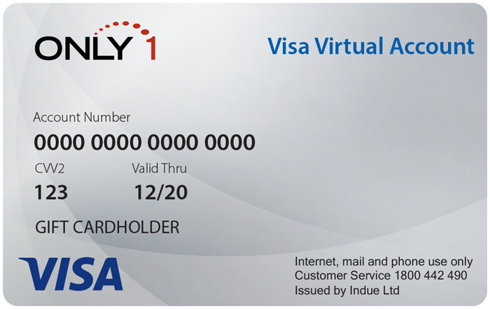 Only 1 Virtual Visa Gift Card Corporate Card Store