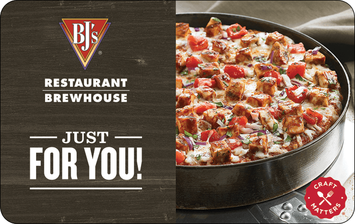 BJ's Restaurant & Brewhouse Gift Card | GiftCardMall.com