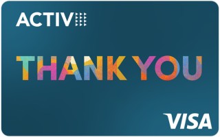 Activ Visa eGift Card Thank You