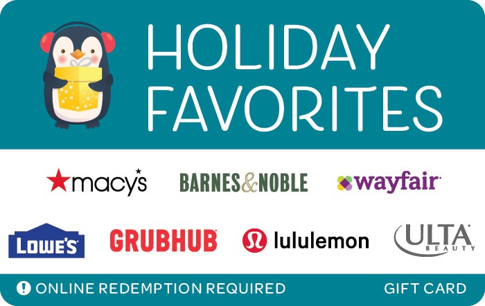 Holiday Favs Penguin Egift Cards Kroger Gift Cards