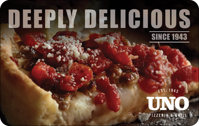 Uno's Customizable Gift Card