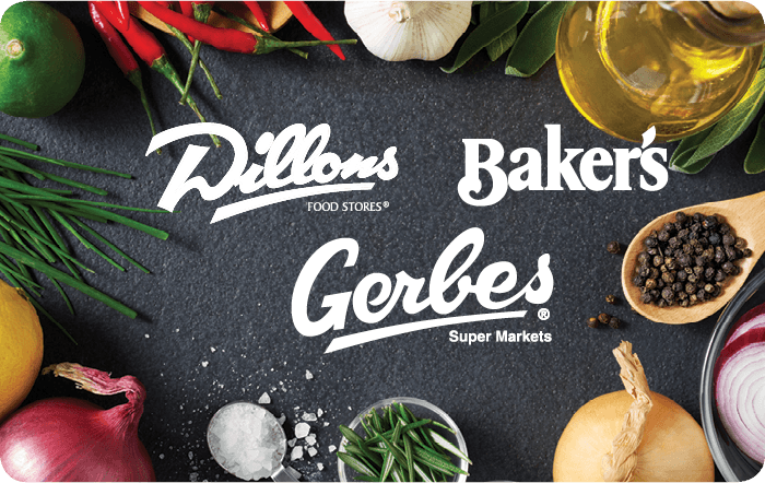 Dillons Baker's or Gerbes Gift Card Kroger Gift Cards