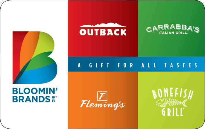 Pilot Bloomin' Brands Gift Card