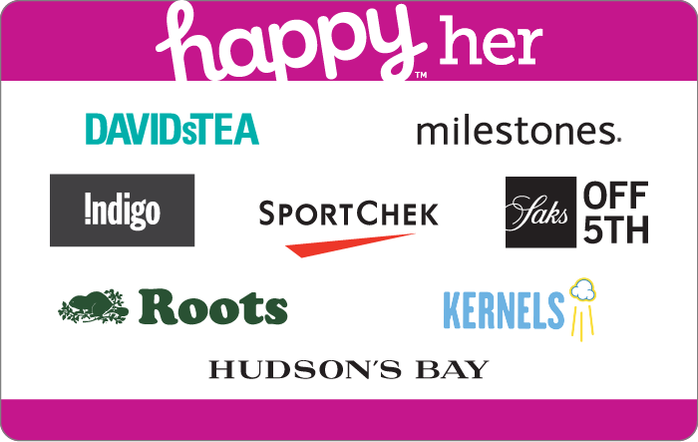 Happy Her Gift Card Giftcards Ca