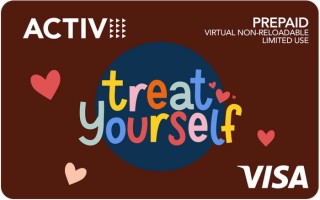 Activ Visa eGift Card Treat Yourself 