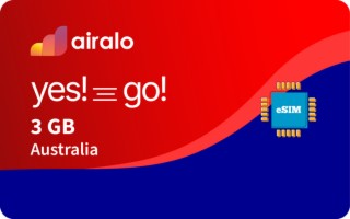 Airalo Australia 3GB eSIM Card - Giftz
