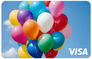 Activ Digital Visa Prepaid Balloons eGift