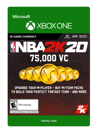 Xbox NBA 2K20 75000VC
