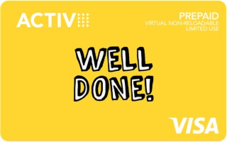 Activ Visa eGift Card Well Done