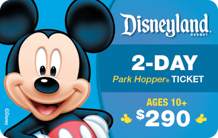 Disneyland® Resort 2-Day Park Hopper® Ticket Ages 10+ $290 | Kroger