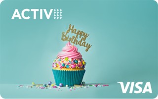 Activ Visa eGift Card Birthday