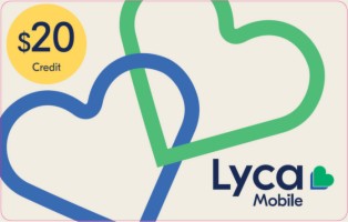Lyca Mobile Recharge PAYG $20