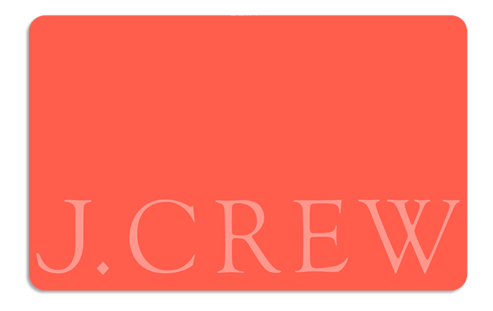 J Crew Gift Card