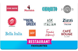 Restaurant Favourites Gift Card