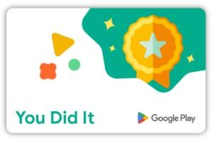 Google Play Graduation eGift Card