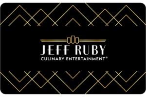 Jeff Ruby Culinary Entertainment Gift Card