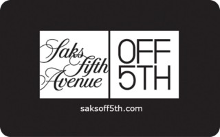 Saks Fifth Avenue OFF 5th Gift Card, $5 to $500