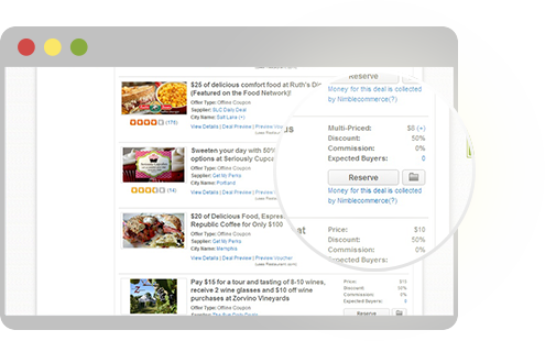 Nimblecommerce: INTEGRATED NETWORK OF PRODUCTS & OFFERS