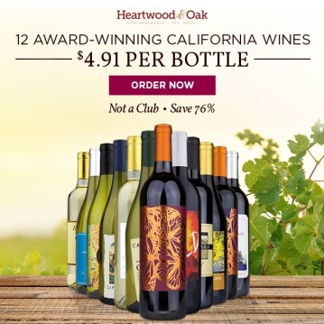 NATIONAL - NETWORK - 12 Bottles of the Golden State's Sunniest Wine - Included with your voucher