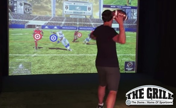 1/2 off Golf Simulator & Pizza Package at The Grill @ The Dome!