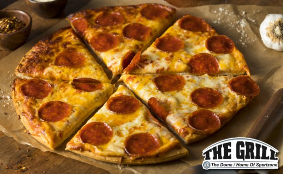 1/2 off Golf Simulator & Pizza Package at The Grill @ The Dome!