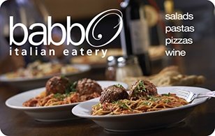 Click to view Babbo Italian Eatery eGift Babbo Italian Eatery eGift