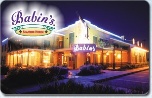 Click to view Babin's Seafood House eGift Babin's Seafood House eGift