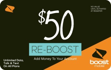Click to view Boost Prepaid Phone Card (e-delivery) Boost Prepaid Phone Card (e-delivery)