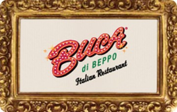 Buca di Beppo LOGO FRAME eGift
