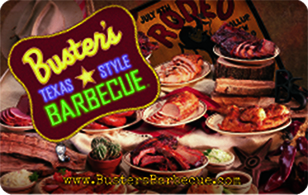 Click to view Buster's Texas Style Barbecue eGift Buster's Texas Style Barbecue eGift