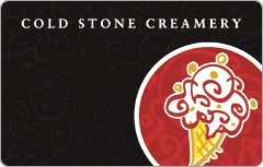 Cold Stone Peanut Buttercup Gift Card