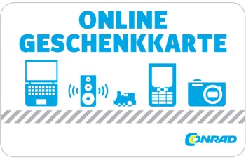 Conrad Geschenkkarte