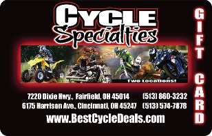 Click to view Cycle Specialties eGift Cycle Specialties eGift