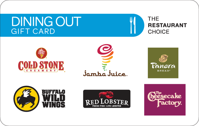 Dining Out Gift Card Gift Card Mall