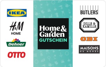 Gutscheingold Home & Garden Geschenkcode