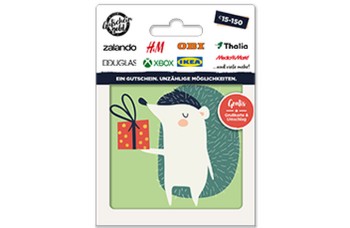 Gutscheingold IGEL Geschenkkarte