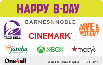 One4all Happy B-Day eGift