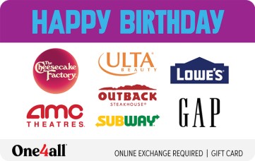 One4all Happy Birthday eGift