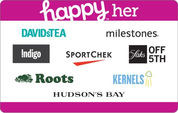 Happy Her Gift Card | GiftCards.ca