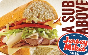 Click to view Jersey Mikes eGift Cards Jersey Mikes eGift Cards