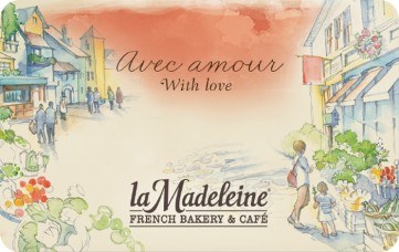 Click to view la Madeleine Gift Card la Madeleine Gift Card