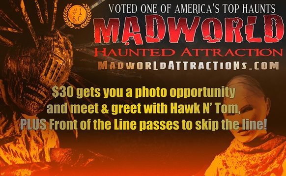 Madworld Hawk and Tom VIP Ticket