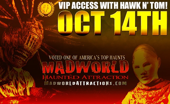 Madworld Hawk and Tom VIP Ticket